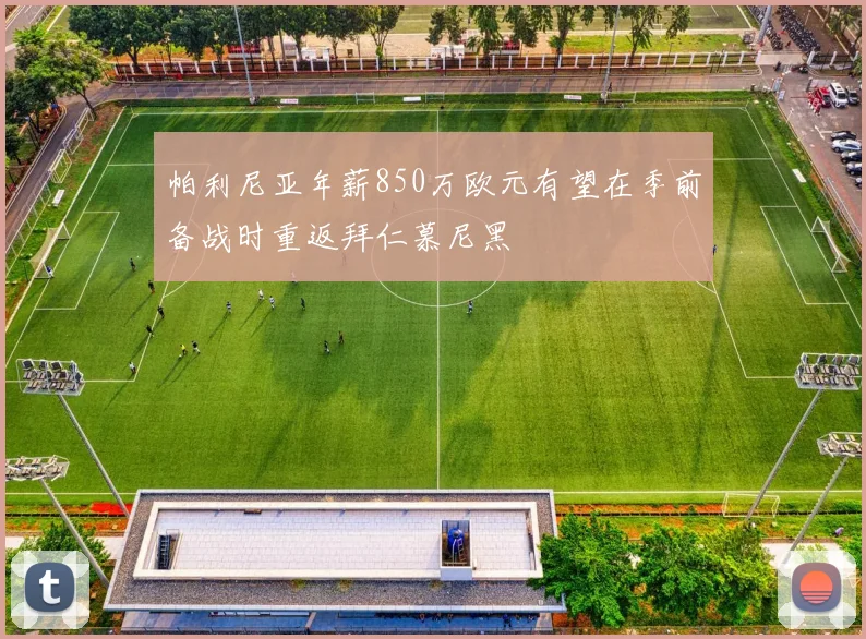 帕利尼亚年薪850万欧元有望在季前备战时重返拜仁慕尼黑